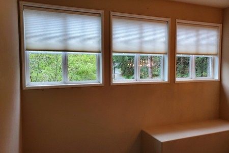 North bend honeycomb shades